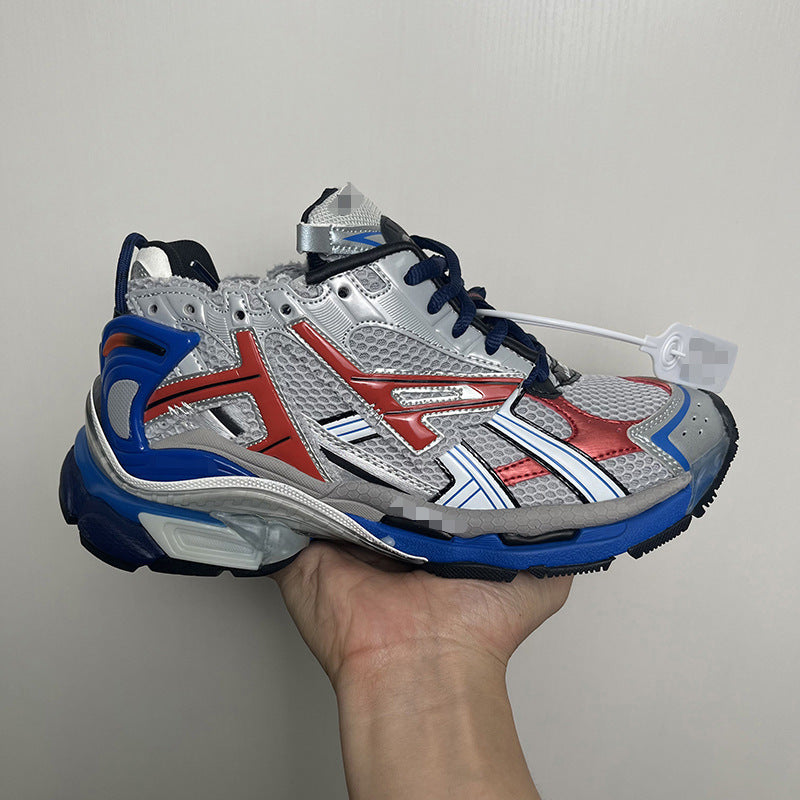 High Quality Sport Sneakers Paris 7 Generation Men's and Women's Raise the Bottom Couple Shoes Sports