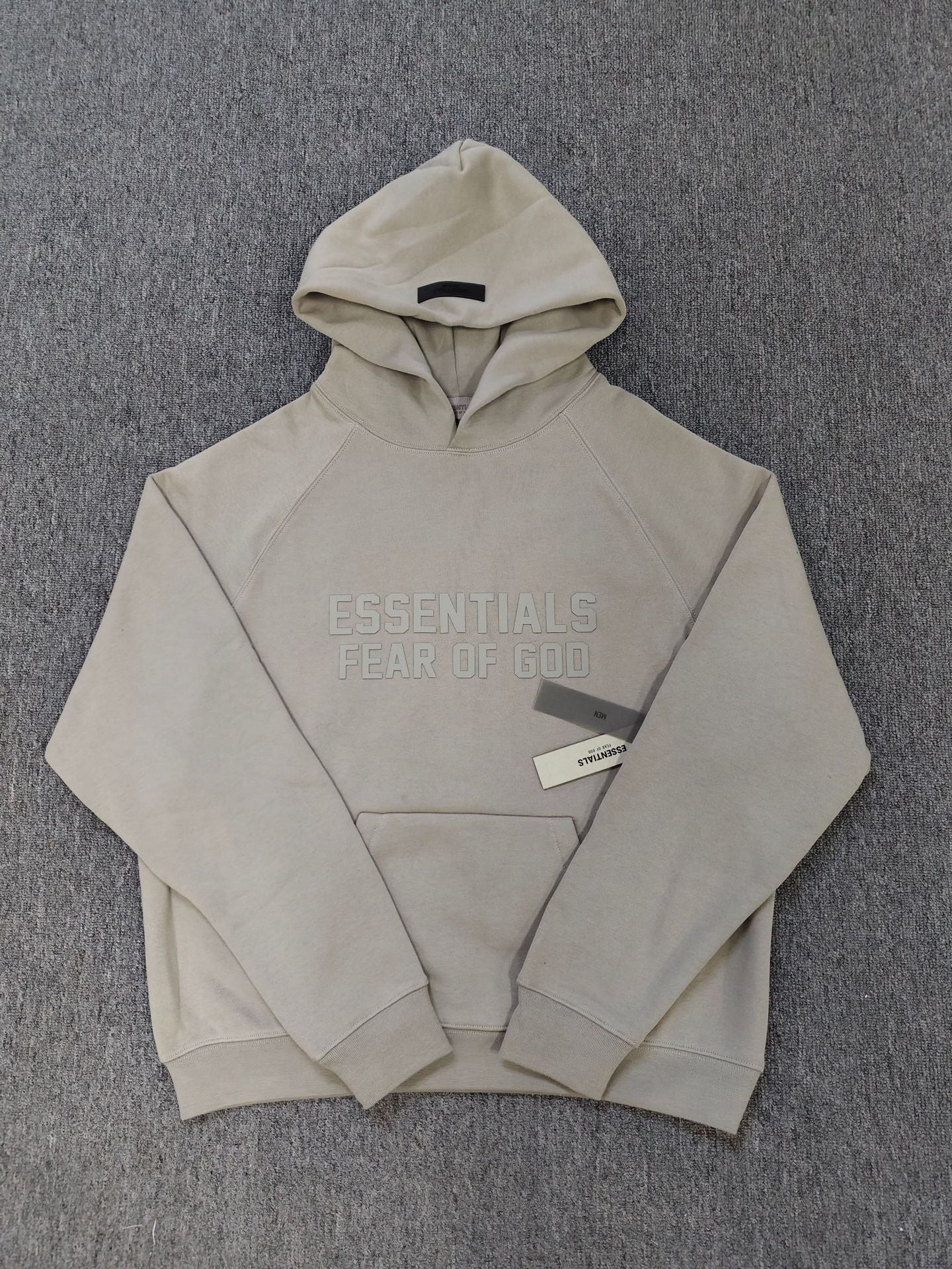 GMabcdFOG Double Line ESSENTIALS Chest Silicone Double Row Letter Hoodie Essentials Sweatshirt