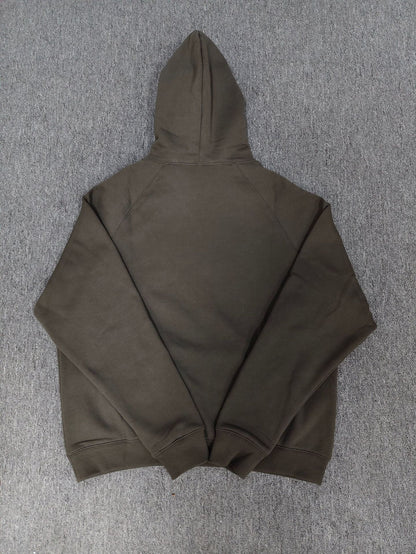 GMabcdFOG Double Line ESSENTIALS Chest Silicone Double Row Letter Hoodie Essentials Sweatshirt