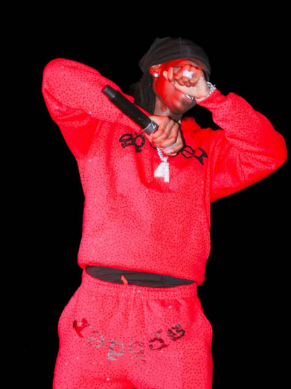 Hot Sale Heavy Full Rhinestone Sweater Sp55-der Hoodie High Street Fashion Brand Hoodie