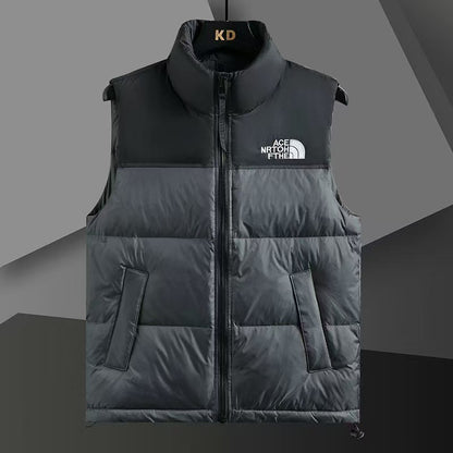 GMabcdNorth-Face 1996 Down Vest Unisex American Version TNF700 Puff Embroidery Winter Vest Couple Style Reversible