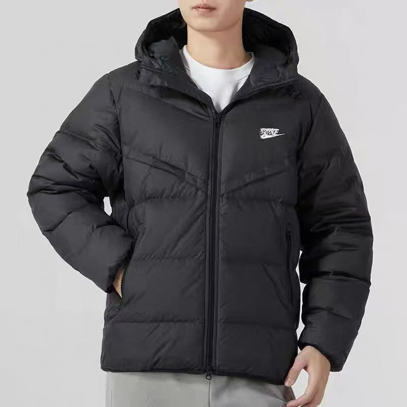 GMabcd 25ss Down Jacket Men's Hooded Warm Casual Down Jacket Coat