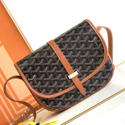 Gay** Messenger Bag Unisex Saddle Bag Dog Tooth Elegant Print Underarm Shoulder Crossbody Bag Trendy