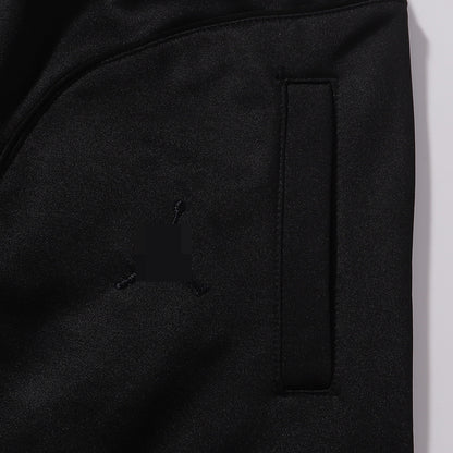 Gmabcd-sup Hoodie Collaboration Joe Loose Fit Autumn Winter Fleece Zipper Jacket Street Fashion Patchwork Hooded Sweatshirt