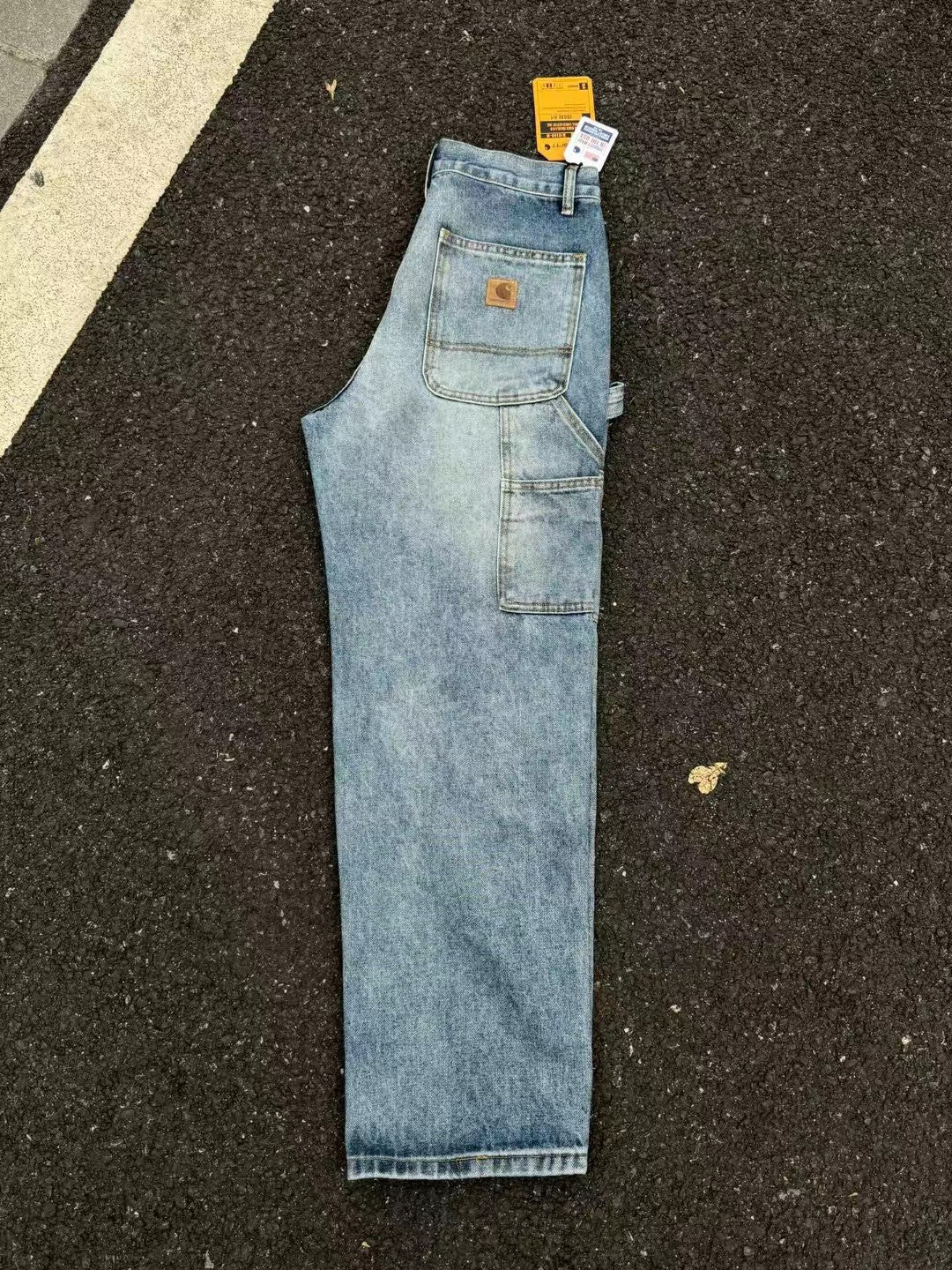Carhart Japanese Workwear Style Jeans Loose Straight High Street Design