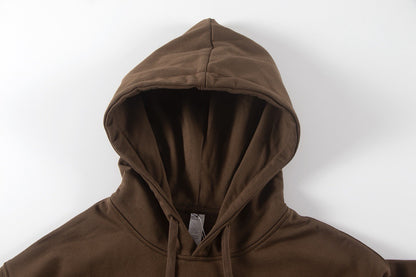 A-L-O Heavyweight Sweatshirt Loose Terry Warm Hoodie Zipper Casual Hooded Jacket