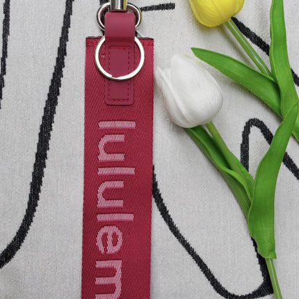 Lulu Same Style Mobile Phone Key High Quality Jacquard Pendant All Kinds of Bag Clothing Personality Trendy Decorations