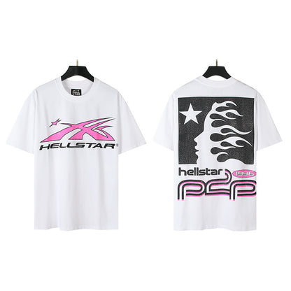 [4]2025 Summer New American Fashion Brand Male and Female Couples Wear plus Size Loose Pullover Short Sleeve T-shirt Youth Tee