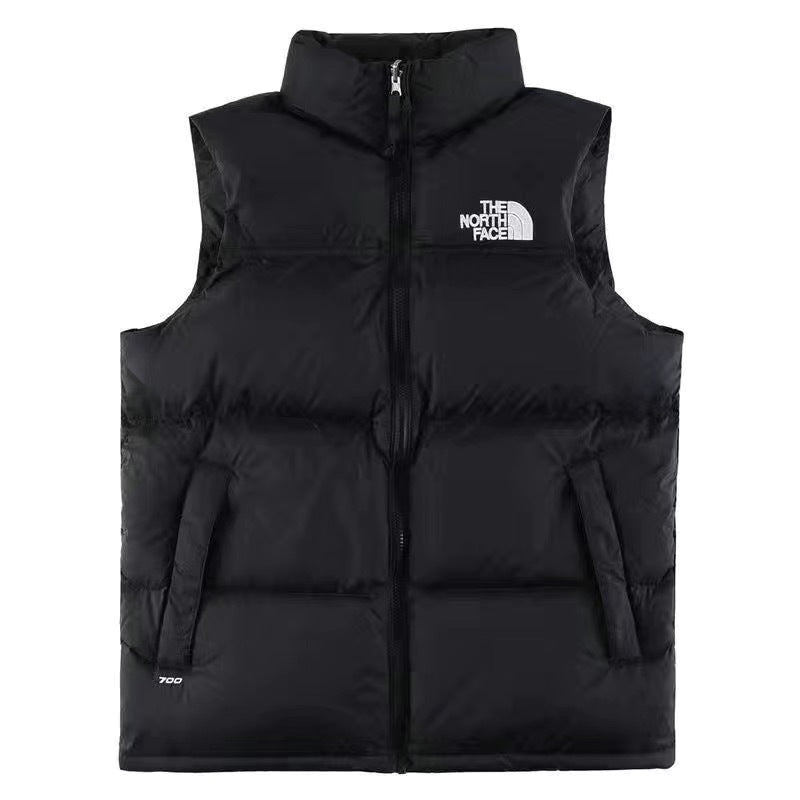 GMabcdNorth-Face 1996 Down Vest Unisex American Version TNF700 Puff Embroidery Winter Vest Couple Style Reversible