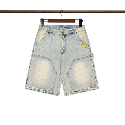That's A Awful Lot of Cough Syrup Rhinestone Washed Denim Streetwear Pants