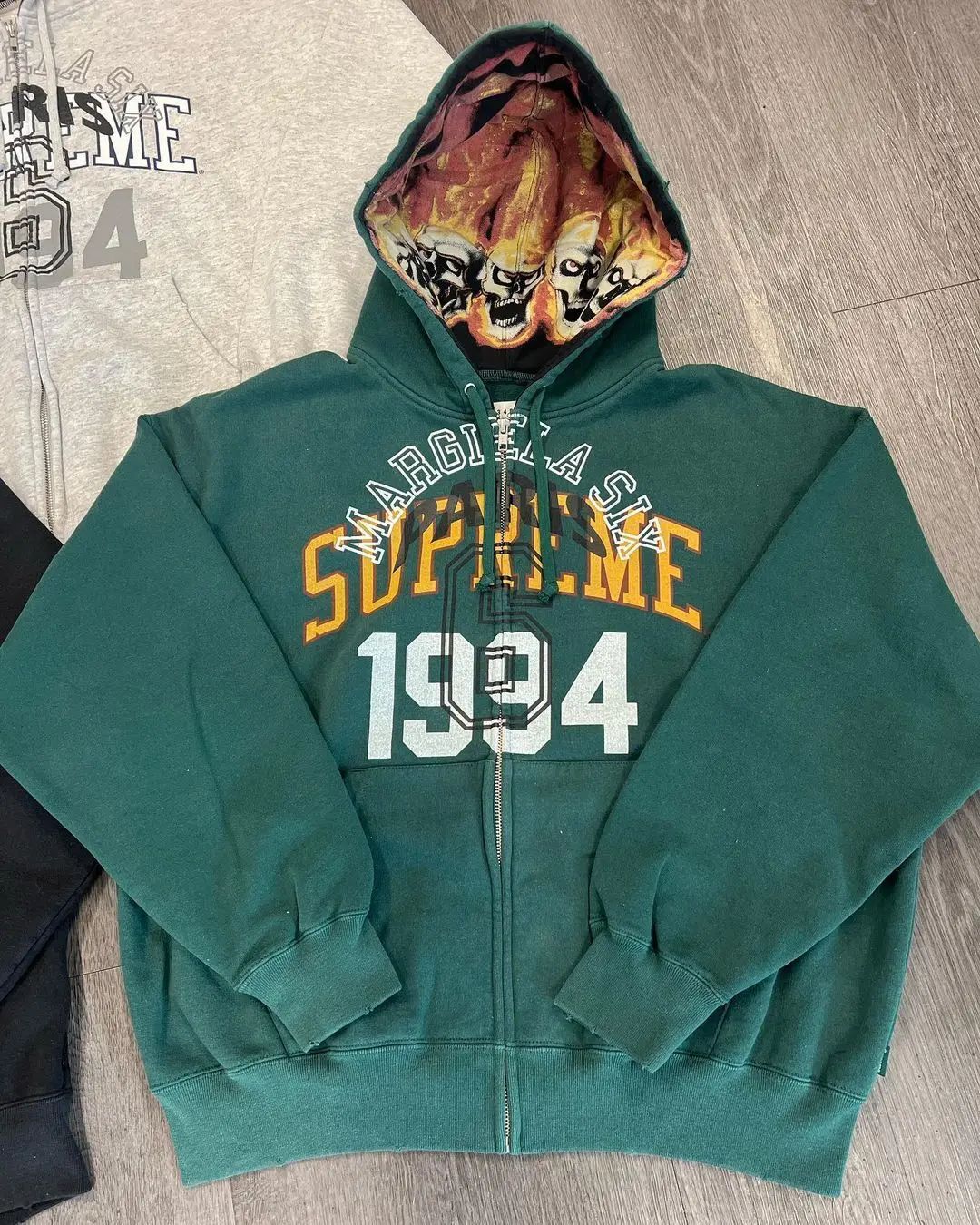 Zipper Cardigan 2025 New Style 1994 English Print National Trend Treasure Boy Hoodie