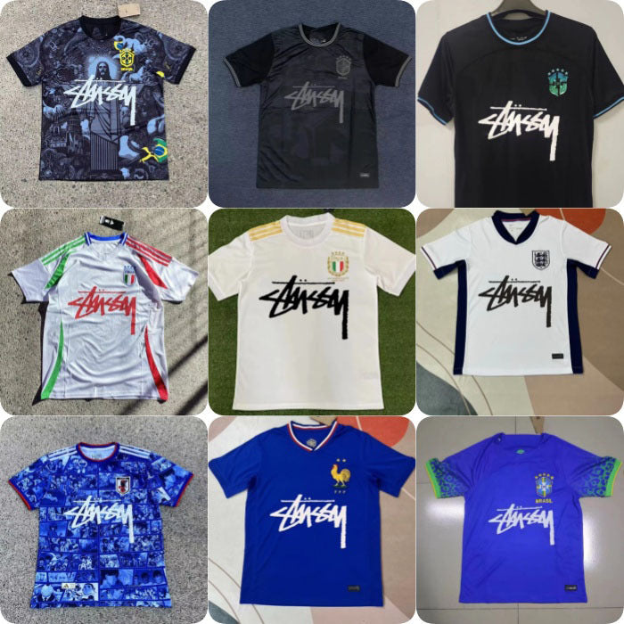 Stussy Flamengo Italy Soccer Jersey Can Be Shipped on Behalf Brazilian Goddess Apparel