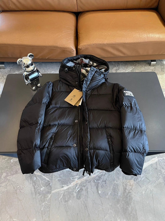 B Brand Sleeveless Couple Style Down Jacket Detachable Sleeves Hooded Down Jacket