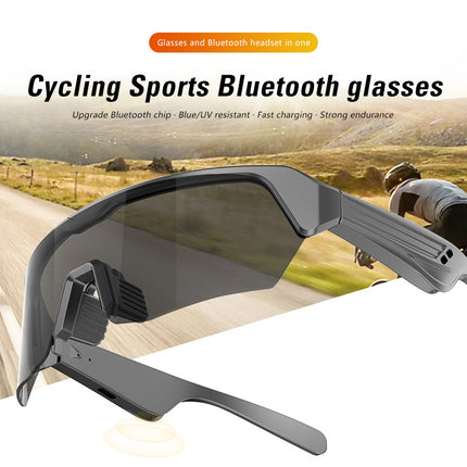 Outdoor Sports Sunglasses Smart Glasses Fashionable Cycling Bluetooth Glasses for Listening to Music and Calling Unisex