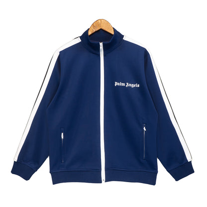24SS Retro Trend Angel Color Block Embroidered Casual Jacket Top Jacket Set Long Pants Sweatshirt Trend