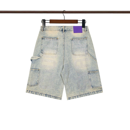 That's A Awful Lot of Cough Syrup Rhinestone Washed Denim Streetwear Pants