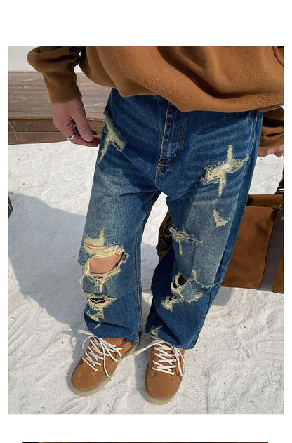 Men's Shoes 2025 Winter New Trend Retro Casual Versatile Thick-Soled Sports Loafers Warm