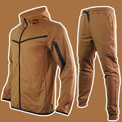 Spring and Autumn Hooded Suits Men's and Women's NK Sports Leisure Suit Sports Fashionable Jacket Trousers Fashion Brand Clothes