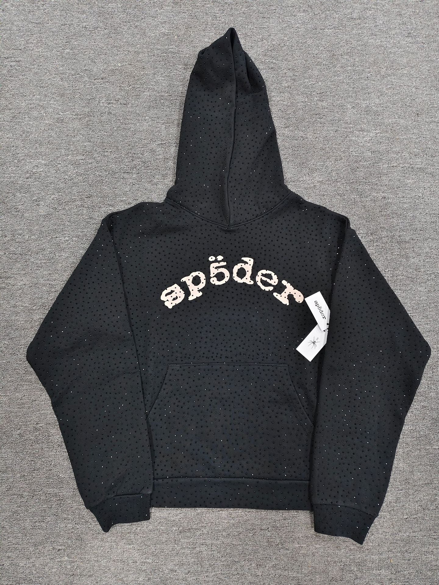 Hot Sale Heavy Full Rhinestone Sweater Sp55-der Hoodie High Street Fashion Brand Hoodie