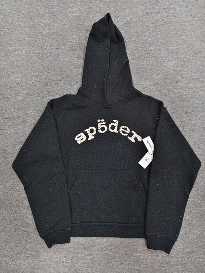 Hot Sale Heavy Full Rhinestone Sweater Sp55-der Hoodie High Street Fashion Brand Hoodie