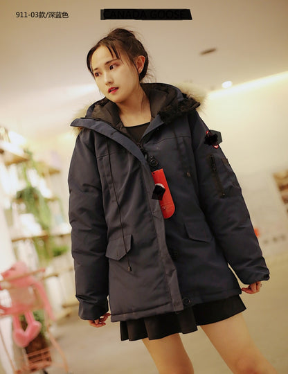 Hot-Selling Big Goose Duck Down 03 Style Flight Jacket White Duck Down Parka Coat Putian High Version 2026 Autumn Winter