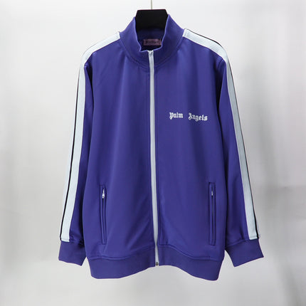 24SS Retro Trend Angel Color Block Embroidered Casual Jacket Top Jacket Set Long Pants Sweatshirt Trend
