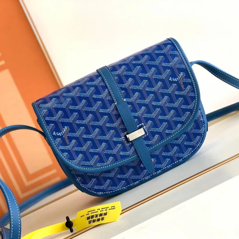 Gay** Messenger Bag Unisex Saddle Bag Dog Tooth Elegant Print Underarm Shoulder Crossbody Bag Trendy