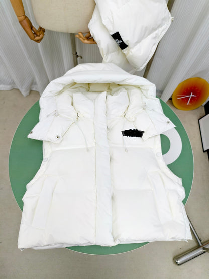 2026 Autumn Winter Hot Sale Beijia Beijia South Korea Limited Two-in-One White Duck Down Cold-Proof Down Jacket