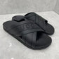 Summer Stripes Slippers Indoor and Outdoor Korean Style Couple Word Non-Slip Bathroom Home Fashion Trend