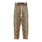 Hooded Sweatshirt Cashew Hoodie Floral Loose Pants Unisex Retro Sports Set Casual Pants Trend