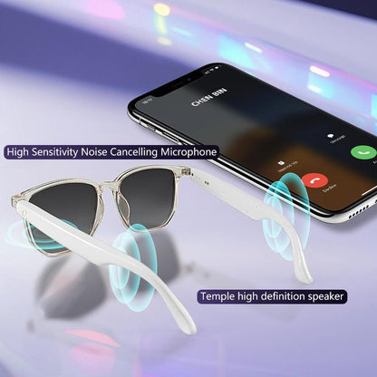 Touch Control Smart Glasses, 1 Count Wireless Smart Eye Glass with Mic, Men's Tech Gadgets 2024, Smart Anti-blue Light Glasses, Bluetooth-compatible Smart Eye Glasses for Men & Women, Eyewear Glasses