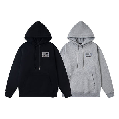 GMstuxN Letter Collaboration Hoodie Classic Letter Embroidery Hooded Sweatshirt Heavyweight Casual Jacket for Men