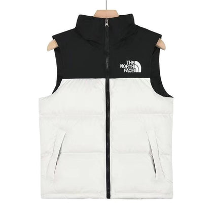 GMabcdNorth-Face 1996 Down Vest Unisex American Version TNF700 Puff Embroidery Winter Vest Couple Style Reversible