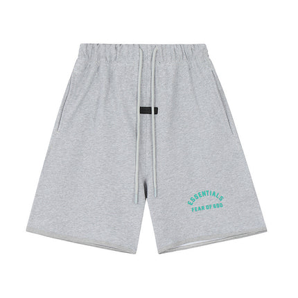 FQG New Men's Shorts Plus Size Loose Fit European and American Trendy Brand Summer Five-Point Shorts Wholesale Dropshipping