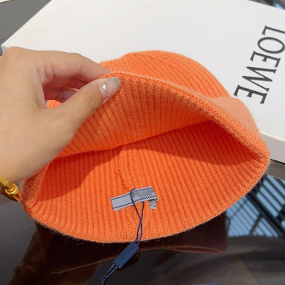 Winter Warm Knitted Hat Fashionable Export Style Pullover Windproof Thick Knitted Hat