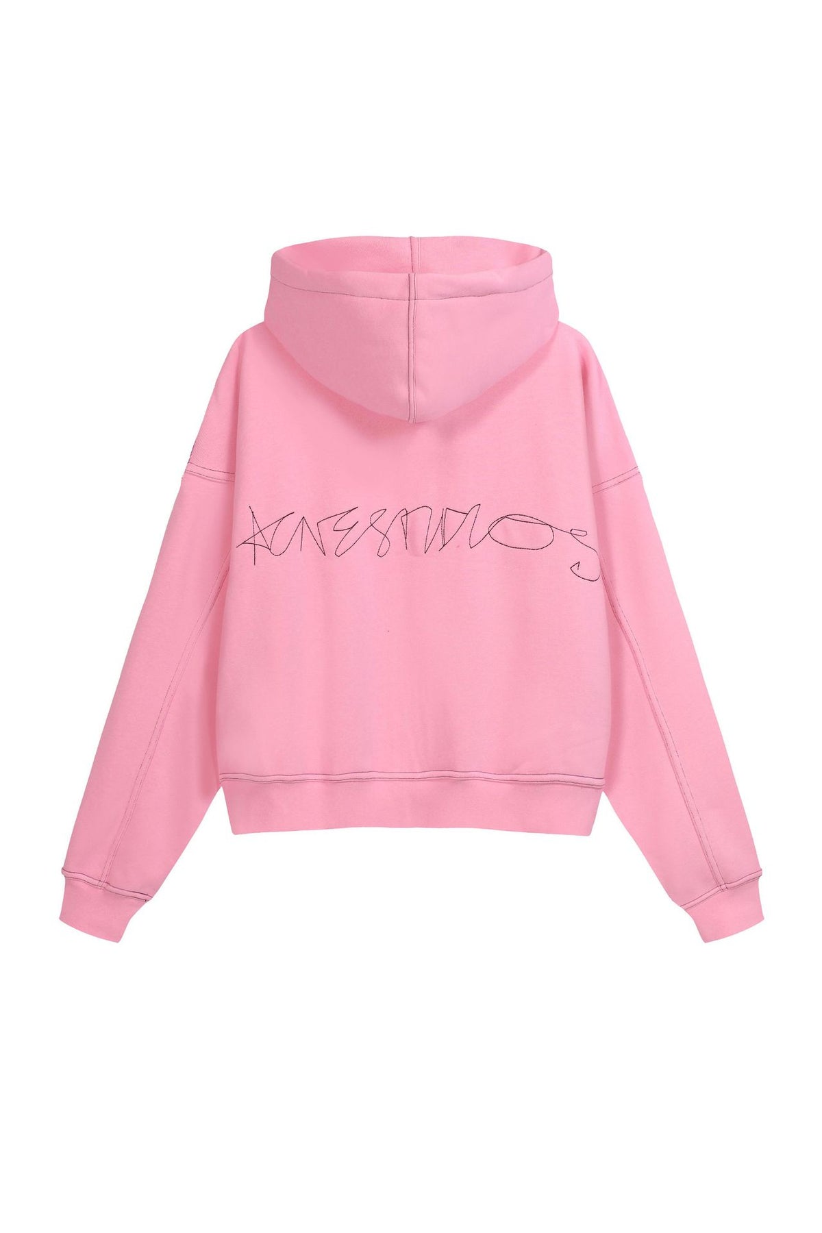 1996 Embroidered Logo Letter Zip-Up Loose-Fit Unisex Hooded Sweatshirt (Part 2)