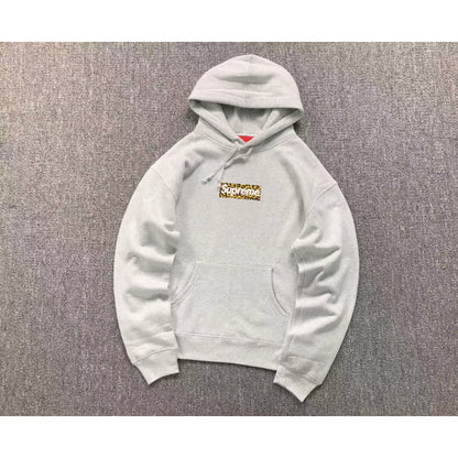 25FW Bandana Box Logo Hoodie Paisley Sweatshirt Fleece Lined Full Series Hooded Sweatshirt