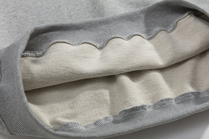 2025 New FOG 1977 Flocked Print Digital High Street European and American Style Sweatshirt Loose Casual Pants Unisex Set