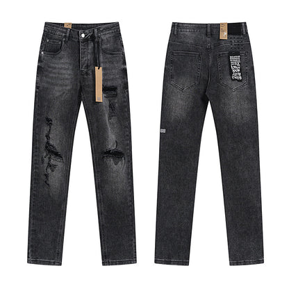 GMabcd Trendy KSUBI Men's Pants Casual Slim Fit Skinny Jeans Stretch Denim Pants