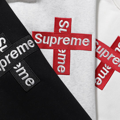 GMSupreme Fleece-Lined Full Series Hooded Sweatshirt Men's Jacket Hoodie BOX Classic Collaboration Long Sleeve