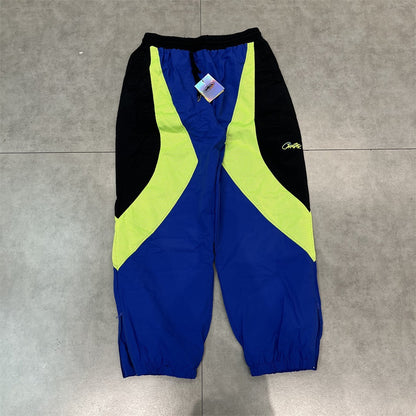 Gmabcd New Corteiz Alcatraz Embroidered Logo Woven Casual Sports Suit Spring Thin Long Pants with Zipper