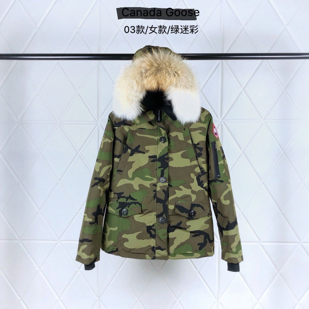 Hot-Selling Big Goose Duck Down 03 Style Flight Jacket White Duck Down Parka Coat Putian High Version 2026 Autumn Winter