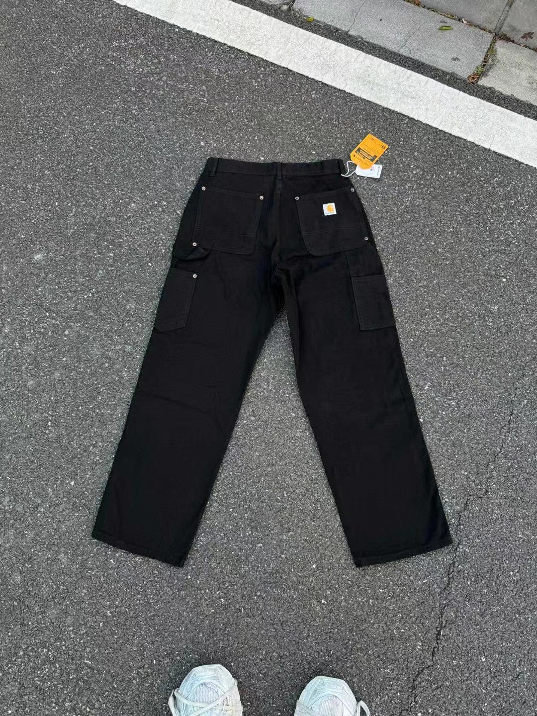 Carhart Japanese Workwear Style Jeans Loose Straight High Street Design