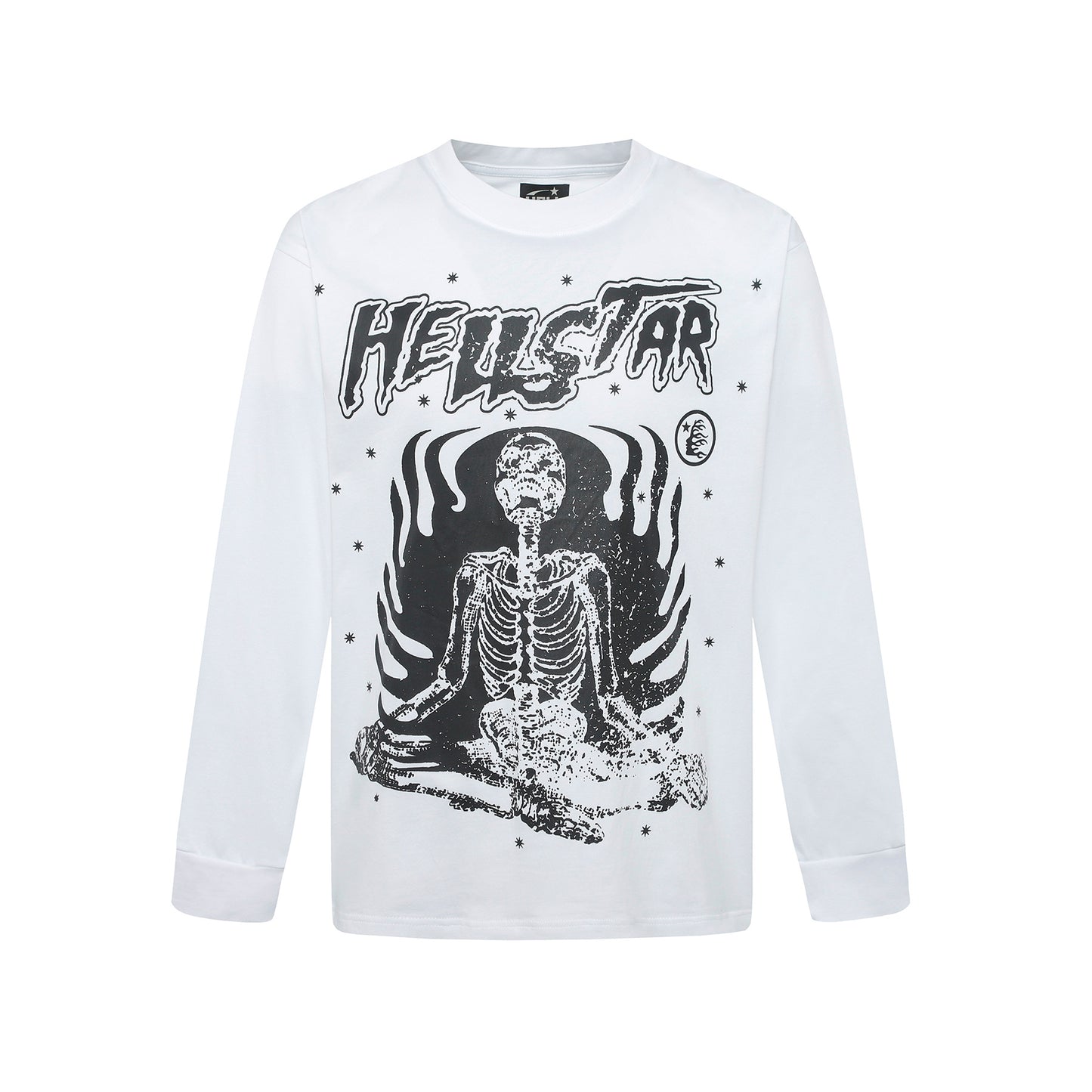 HS American Style Oversized Long Sleeve T-Shirt Autumn Base Shirt Men's Pullover Shirt