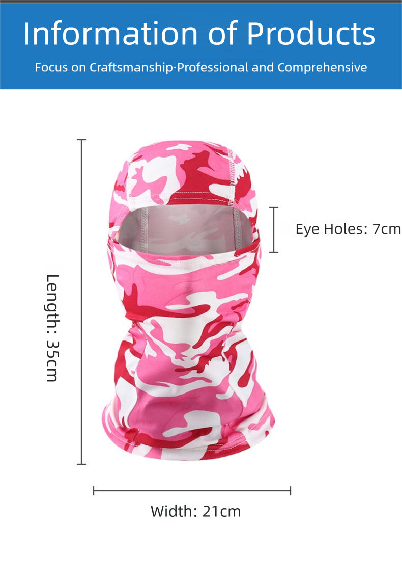 Cycling Mask Summer Balaclava Outdoor Camouflage Tactical Head Cover CS Flying Tiger Mask