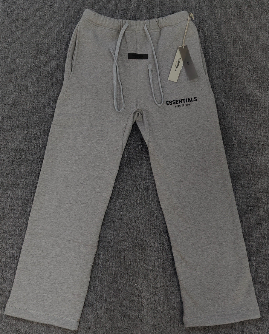 FOG Double-Line Classic Hoodie with Front 3D Letters Loose Fit Unisex Essentials Sweatshirt