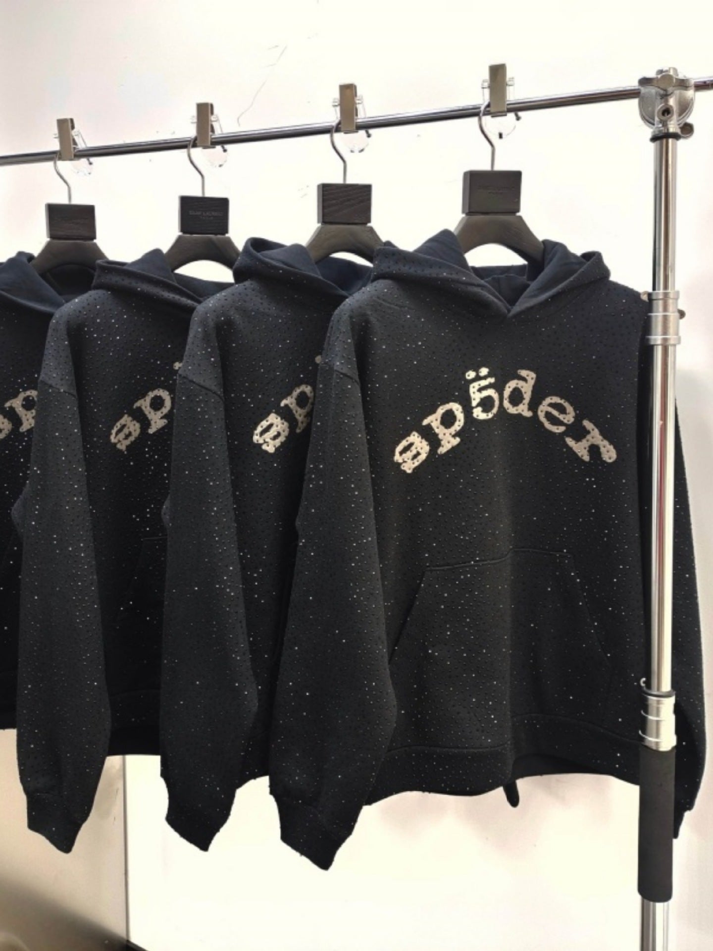 Hot Sale Heavy Full Rhinestone Sweater Sp55-der Hoodie High Street Fashion Brand Hoodie
