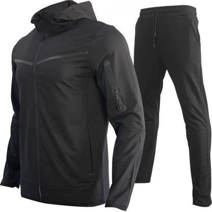 Spring and Autumn Hooded Suits Men's and Women's NK Sports Leisure Suit Sports Fashionable Jacket Trousers Fashion Brand Clothes