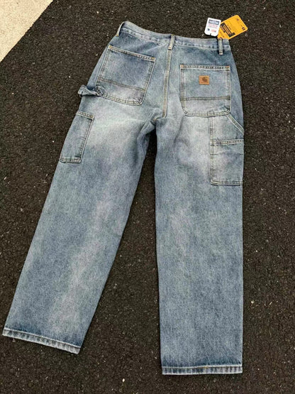 Carhart Japanese Workwear Style Jeans Loose Straight High Street Design