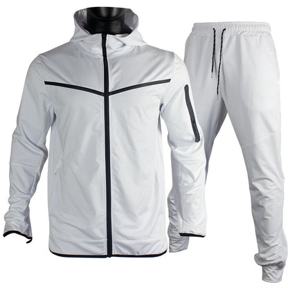Spring and Autumn Hooded Suits Men's and Women's NK Sports Leisure Suit Sports Fashionable Jacket Trousers Fashion Brand Clothes